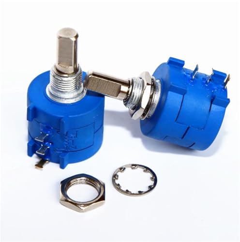 3590S 10k 5-Gang-Drahtpotentiometer mit D-Schaft, 1 Stück(1MΩ) von IPVXNNFW