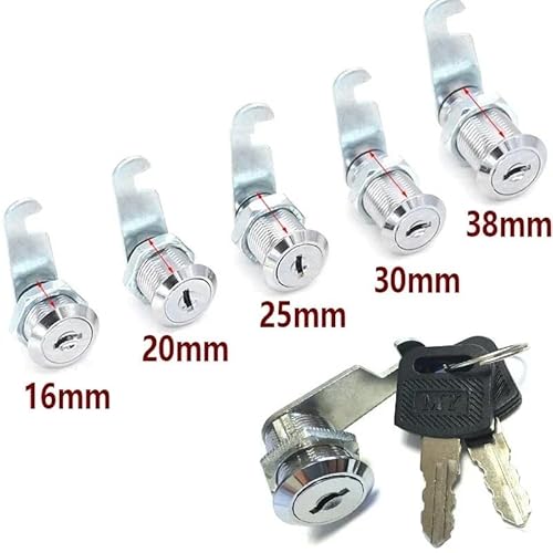 4 größe Schublade Cam Lock Mailbox Datei Schrank Werkzeug Box Locker Möbel Hardware 1Pcs(Key Different 25mm) von IPVXNNFW