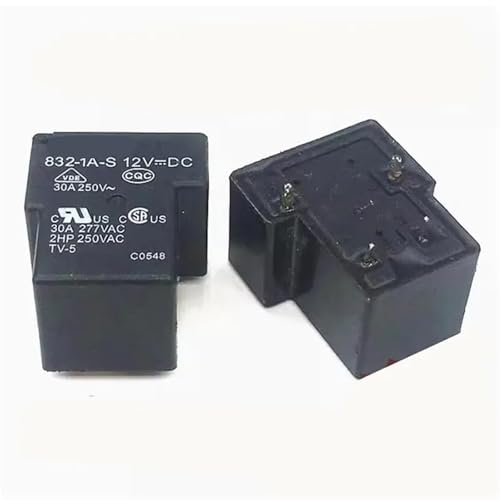 832-1A-S 8321AS 12V DCV12 12DCV 4PIN Relais 5/10Pcs(10PCS) von IPVXNNFW