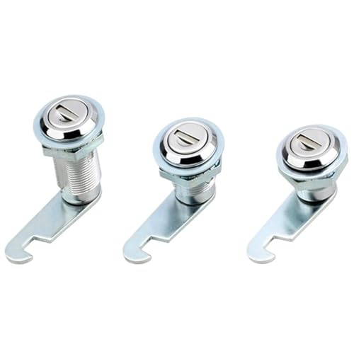 Cam Lock mit wasserdichtem 16 20 30 mm Mailbox-Aktenschrank-Werkzeugkasten-Schließfach-Möbel-Hardware MX06 G 1Pcs(Key Aliked 30mm) von IPVXNNFW