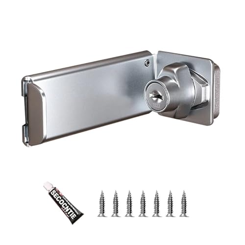 Edelstahl Tür Verschluss Schloss Rechtwinklig Latch 90 Grad Haspen Schuppen Tor 1Pcs(Silver Style 2) von IPVXNNFW