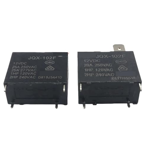 JQX-102F 12VDC Relais 20A250VAC 25A 5Pcs(10PCS,20A) von IPVXNNFW