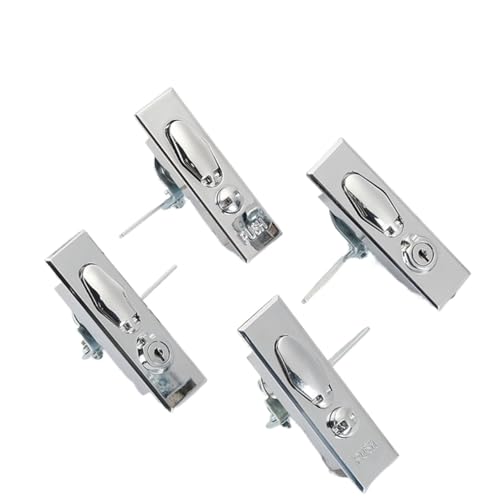 MS505 Einstellbare Box Fall Flache Feder Tür Locker Schalter Haspe Latch 1Pcs(Zinc left) von IPVXNNFW