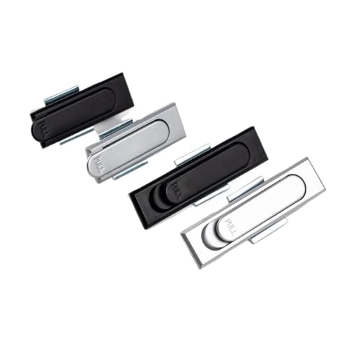 MS717-1-2 Zinklegierung Panel Lock Rotating Link Verteilerkasten Kommunikationsschrank 1Pcs(Satin Nickel) von IPVXNNFW