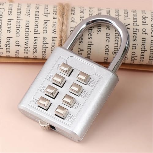 Messing 4 Ziffern Anzahl Passwort Lock Kombination Vorhängeschloss Pad Rückstellbare 6cm x 2cm x 1cm 1Pcs(Type 11) von IPVXNNFW