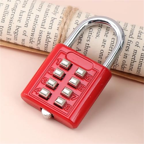 Messing 4 Ziffern Anzahl Passwort Lock Kombination Vorhängeschloss Pad Rückstellbare 6cm x 2cm x 1cm 1Pcs(Type 9) von IPVXNNFW