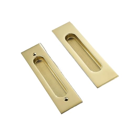 Messing Schiebetürschloss Griffe Gold Push Pull Innen 1Pcs(Lock(Door 4.5-5.5cm)) von IPVXNNFW