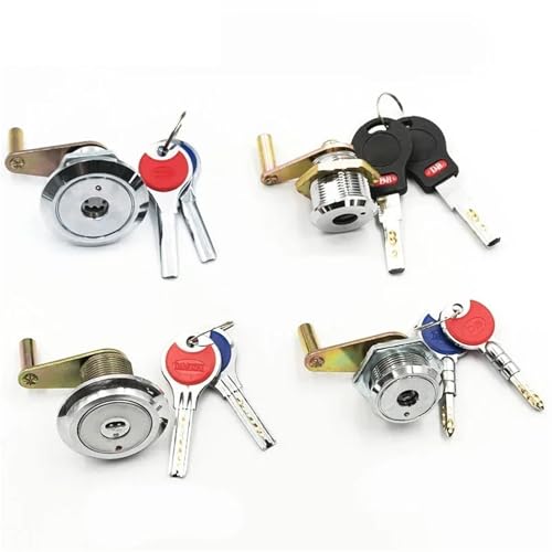 Messing Schrank Cam Lock Mit 2 Computer Schlüssel Tür Schublade Ausrüstung JA72 G1 1Pcs(210-32B) von IPVXNNFW