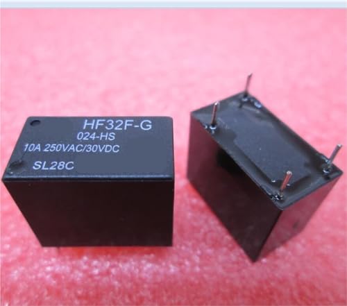 Relais HF32F-G-024-HS HF32F-G 024-HS JZC-32F-G 024-HS 24VDC DC24V 24V 10A 250VAC 4PIN 30Pcs Relais HF32F-G-024-HS HF32F-G 024-HS JZC-32F-G 024-HS 24VDC DC24V 24V 10A 250VAC 4PIN 30Pcs von IPVXNNFW