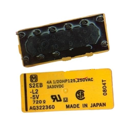 Relais S2EB-L2-5V S2EB-L2-5VDC S2EBL25V 5V 5VDC DC5V 12PIN 1 Stücke von IPVXNNFW