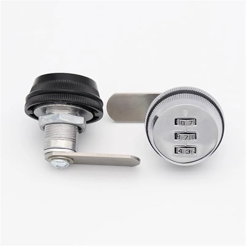 Rund Passwort Schloss MS6018-20 MS103-3 Control Schrank Verteilung Box Zylinder 1Pcs(Silver) von IPVXNNFW