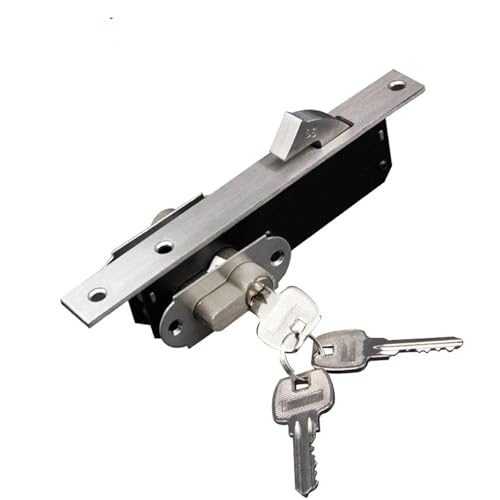 Schiebetürschloss Aluminiumlegierung Fensterschlösser Holztorboden mit Kreuzschlüsseln 1St(Lock set) von IPVXNNFW