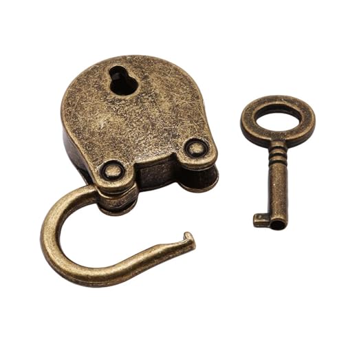 Schlösser Metall Vorhängeschloss Box Schlüsselschloss Bronze 1St von IPVXNNFW