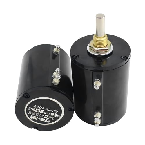 WXD4-23-3W 1K-10K Mehrgang-Drehpotentiometer Drahtgewickelter Rheostat Schiebe-Mehrgangpotentiometer 1St(33K) von IPVXNNFW