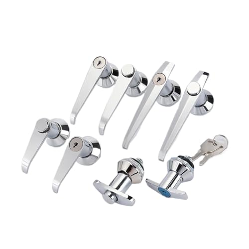 Zinklegierung Schranktürgriff Schloss Verteilerkasten Steuerung Drehschlüssel Knopfschalter 1 Stücke(MS303-1) von IPVXNNFW