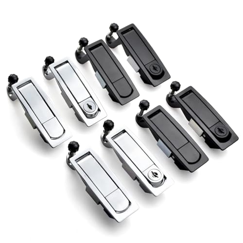 sourcing map 1Stk. Schrank Flugzeug Schloss Hebel Panel Druckknopf Kompression Trigger Latch(35Short pole silver) von IPVXNNFW