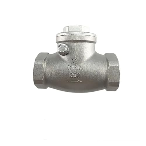 BSPT 1/2" DN15 PN16 Threaded Swing Check Valve 200PSI Stainless Steel SS304 Female Check Valve BSPT 1/2" DN15 PN16 Threaded Swing Check Valve 200PSI Stainless Steel SS304 Female Check Valve von IPWWUTTH