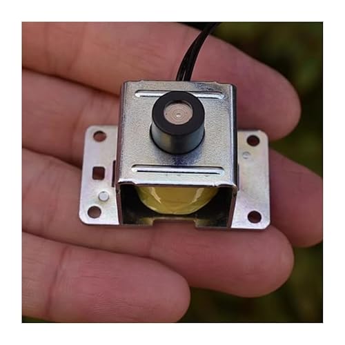 DC 12V 400g Large Thrust Push-Pull Square Solenoid Electromagnet Frame Through 5mm Stroke IPWWUTTH von IPWWUTTH