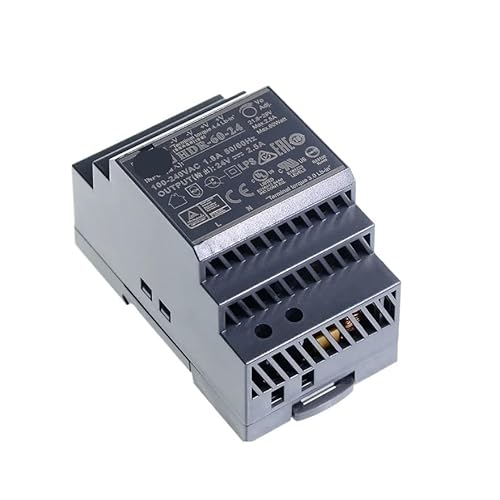 IPWWUTTH HDR-60-24 DC 24V 2.5A 60W Ultra Slim Step DIN Rail Power Supply von IPWWUTTH