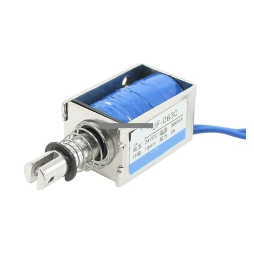 JF-0630B DC 24V 300mA Push Pull Type Open Frame Solenoid Electromagnet 10mm 6N 1.3LB IPWWUTTH von IPWWUTTH