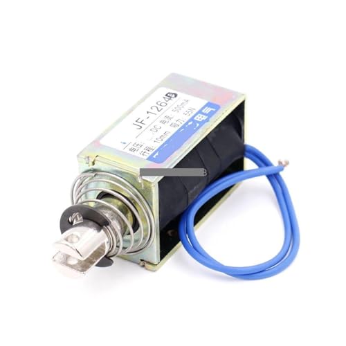 JF-1264B DC 24V 500mA 55N 10mm Pull Push Type Open Frame Linear Motion Solenoid Electromagnet IPWWUTTH von IPWWUTTH