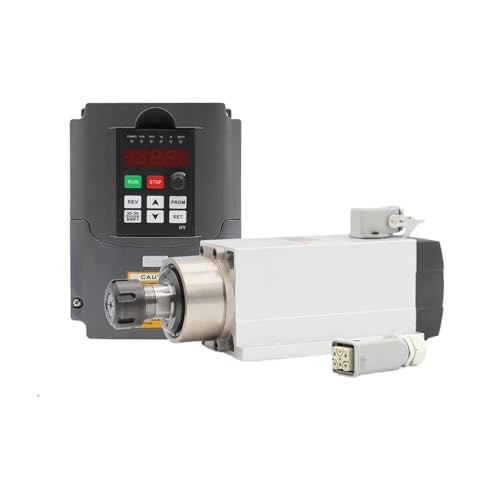 2,2 kW ER25 luftgekühlte Spindel 4 Lager mit Flansch und Frequenzumrichter 220 V/380 V(Ceramic Ball Bearing,220v) von IPZRKJRPF