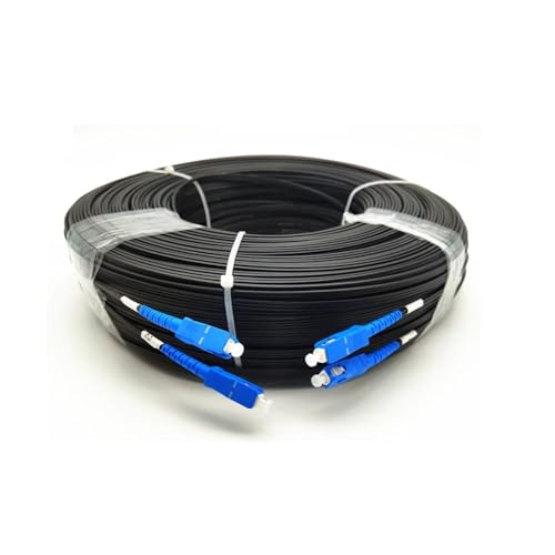50 m 80 m 100 m Glasfaser-Drop-Kabel for den Außenbereich, Duplex, FTTH, 2-adrig, Glasfaser-Patchkabel(SC-SC 100Meters) von IPZRKJRPF