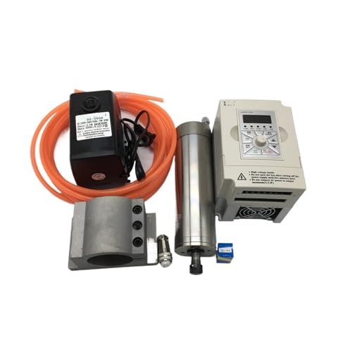 60000 U/min ER11 1,2 kW 1200 W 62 mm 220 V wassergekühlter Spindelmotor + 1,5 kW Wechselrichter VFD + 75 W Wasserpumpe 60000 U/min ER11 1,2 kW 1200 W 62 mm 220 V wassergekühlter Spindelmotor + 1,5 kW Wechselrichter VFD + 75 W Wasserpumpe von IPZRKJRPF