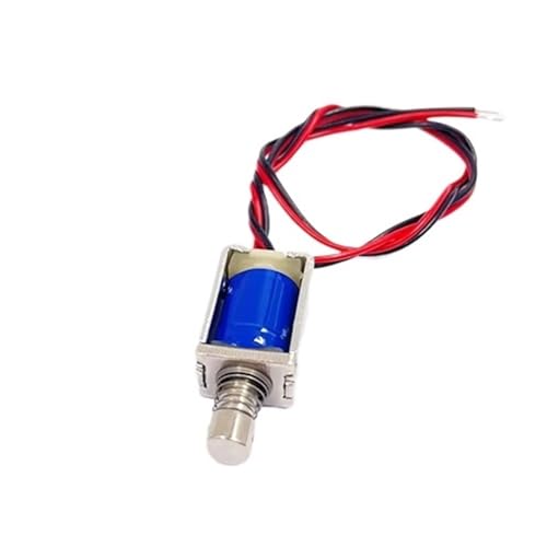 DC 3V/6V/9V/12V Mini Push-Pull Quadrat Solenoid Durchgangstyp Elektromagnet 4mm Hub(DC 12V) von IPZRKJRPF