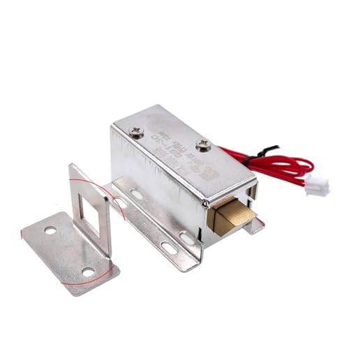 Elektromagnetisches Schloss 12V 24V Elektroschloss Schubladentür 10mm und Führungsplatte(12V and Guide Plate) von IPZRKJRPF