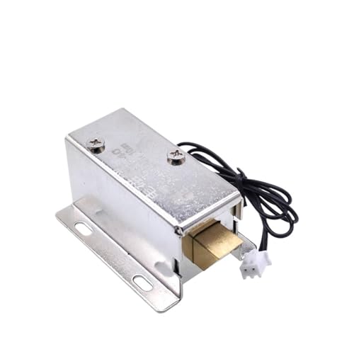 Elektromagnetisches Schloss 12V 24V Elektroschloss Schubladentür 10mm und Führungsplatte(24V) von IPZRKJRPF
