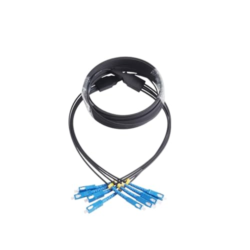 IPZRKJRPF Glasfaserkabel UPC 4 SC auf 4 SC Glasfaser Singlemode 4-adriges Outdoor-Verlängerungskabel Simplex-Patchkabel(10M) von IPZRKJRPF