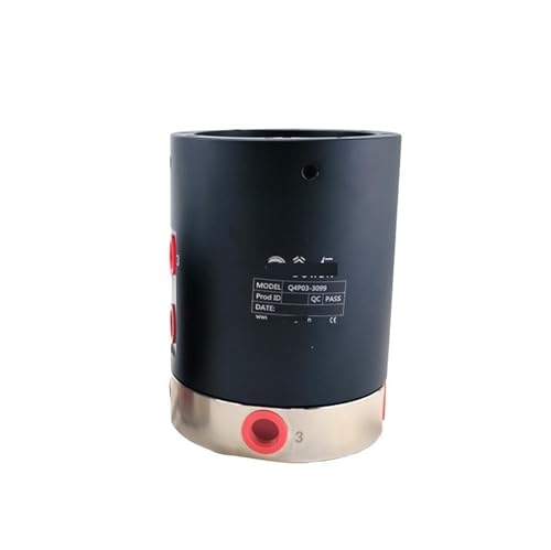 Pneumatischer Schleifring 360 Grad Drehung 4 in 4 out G3/8 Gewinde/Innenloch 30 Außendurchmesser 99(Q4P03 3099 End face) von IPZRKJRPF