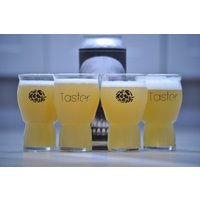 Craft Beer Tasting-Gläser Stapelbares Bier-Sampler-Set Mit 4 Gläsern von IPreferCraftCoffee