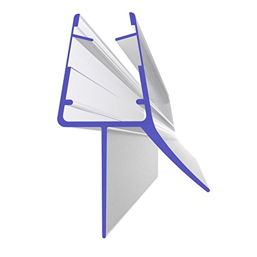Ersatzdichtung 110cm 1100mm für 5mm, 6mm, 7mm und 8mm 8864 Glasstärke Duschdichtung Wasserabweiser Ersatzdichtung Duschprofil Duschtürdichtung von IQ-Handel