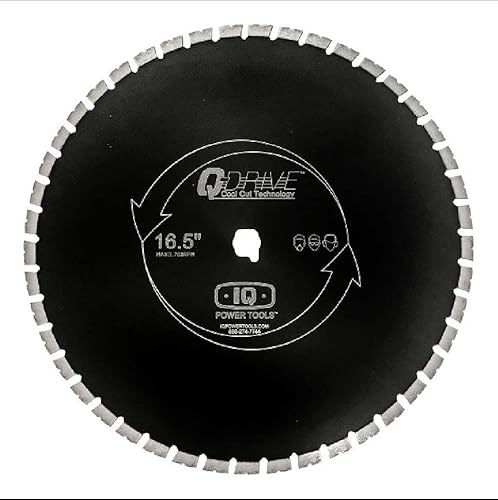 420mm segmentiertes Q-Drive Sägeblatt mit geräuscharmem Kern, schwarz Sägeblatt für weiche Materialien für die iQMS362i 420mm segmentiertes Q-Drive Sägeblatt mit geräuscharmem Kern, schwarz Sägeblatt für weiche Materialien für die iQMS362i von IQ Power Tools