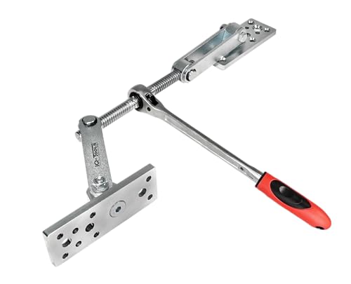 IQ-TOOLS Plattenzug mit 360° drehbarer Platte – Balkenzug mit Ratsche, Drehbare Plattenheber, rotierender Plattenlifter, Klemmträger & Drehplatte, Lastenheber, Plattenklemme, Schwenkbarer von IQ-Tools International Quality Tools