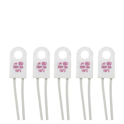 IQLZDNKL 5PCS 135C 135 Celsius 13 5 Grad 135 15A 250V Temperatur Sicherung Thermische Links Über Temperatur Schutz(RH125 15A) von IQLZDNKL