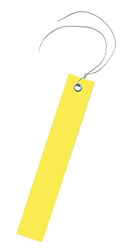 200 gelbe Hängeetiketten, Warenanhänger mit Draht: ca. 20x120mm - Farbe wählbar - Staffelpreise für Businesskunden ab 3, 6, 11 VE 200 gelbe Hängeetiketten, Warenanhänger mit Draht: ca. 20x120mm - Farbe wählbar - Staffelpreise für Businesskunden ab 3, 6, 11 VE von IQM TOOLS
