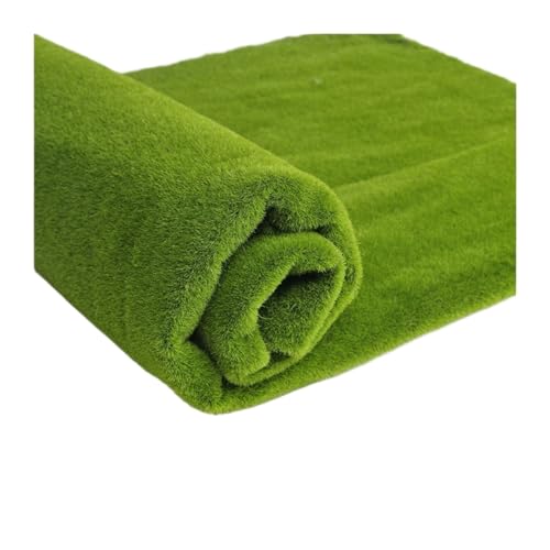 1 m x 1 m, künstliches Moos, Rasen, Grasland, Kunstrasen, Gartenteppich, Außenboden, DIY-Dekoration, passend for Zuhause, Bars, Geschäfte, Wanddekoration(Green) von IRFHDCX