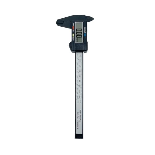 150 mm 100 mm elektronischer digitaler Messschieber, Kohlefaser-Zifferblatt, Messschieber, Mikrometer, Messwerkzeug, digitales Lineal(150mm) von IRFHDCX