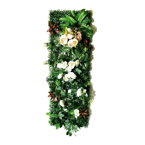 Garten Kunstrasen Kunstrasen Pflanzendekoration Zuhause Gefälschte Süßkartoffel Rasen Hintergrunddekoration 40 * 120 cm(Style7) von IRFHDCX