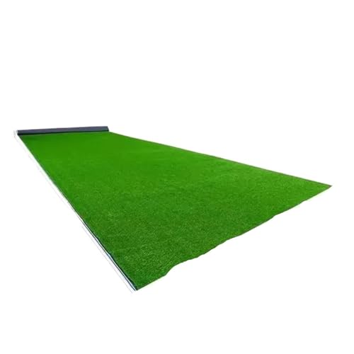 Künstlicher Rasenteppich, künstlicher Kunstrasen, künstliches Kunststoffgras, grüne Einfriedung, Fußballstadion(50X200) von IRFHDCX