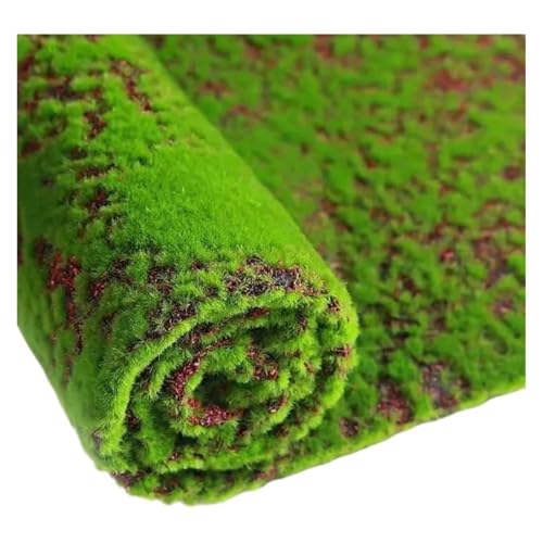 Künstliches Moos, Rasen, Rasen, Wand, Grünpflanzen, DIY, Simulationsgras, 0,5 x 0,5 m/1 x 1 m, Garten, Mikrolandschaft, Dekor, Moos(50cmx50cm) von IRFHDCX