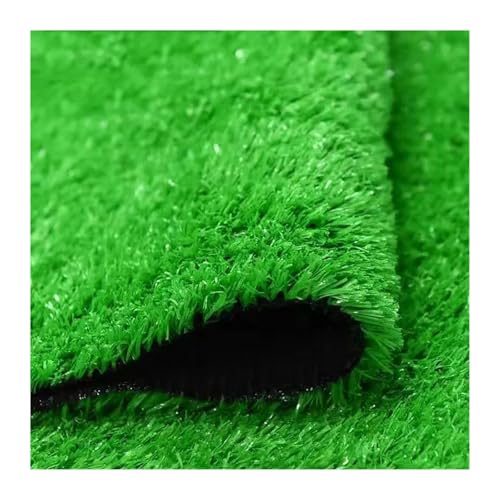 Kunstrasen, realistischer Kunstrasen, for drinnen und draußen, Garten, Landschaft, Balkon, DIY, Schulen, Begrünung, Grasmatte(Light green,1pc 200x50cmx1.5cm) von IRFHDCX