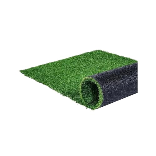 Kunstrasen-Teppich, grüner Rasen, 3,5 cm/4,9 cm, gefälschte Fußmatte, for den Außenbereich, Terrasse, Rasen, Dekoration, leicht zu reinigen, mit Entwässerungslöchern(12 x 12in 9pcs) von IRFHDCX