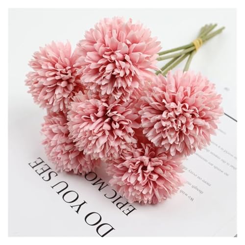 IRGVJIFR Hortensien Kunstblumen Künstliche Blumen Hortensien Bouquet Hochzeit Dekoration Gefälschte Blume Handwerk Hause Zimmer Vase Dekor Zubehör Center Tisch Ornament(Color-3) von IRGVJIFR