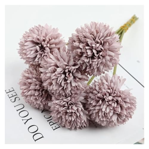 IRGVJIFR Hortensien Kunstblumen Künstliche Blumen Hortensien Bouquet Hochzeit Dekoration Gefälschte Blume Handwerk Hause Zimmer Vase Dekor Zubehör Center Tisch Ornament(Color-4) von IRGVJIFR