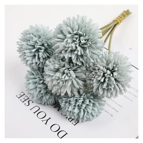 IRGVJIFR Hortensien Kunstblumen Künstliche Blumen Hortensien Bouquet Hochzeit Dekoration Gefälschte Blume Handwerk Hause Zimmer Vase Dekor Zubehör Center Tisch Ornament(Color-5) von IRGVJIFR