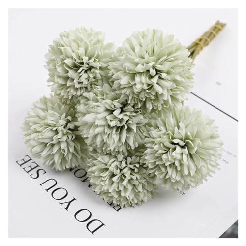 IRGVJIFR Hortensien Kunstblumen Künstliche Blumen Hortensien Bouquet Hochzeit Dekoration Gefälschte Blume Handwerk Hause Zimmer Vase Dekor Zubehör Center Tisch Ornament(Color-6) von IRGVJIFR